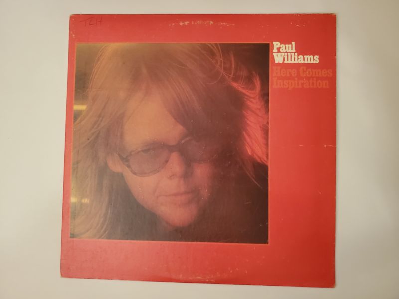 Paul Williams Here Comes Inspiration vinyl record